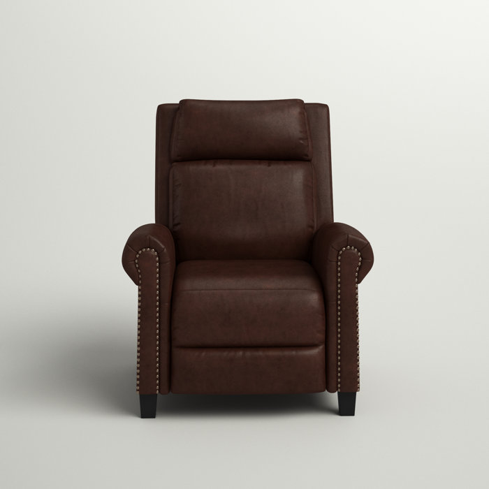 Three Posts™ Kerstetter Leather Recliner & Reviews Wayfair